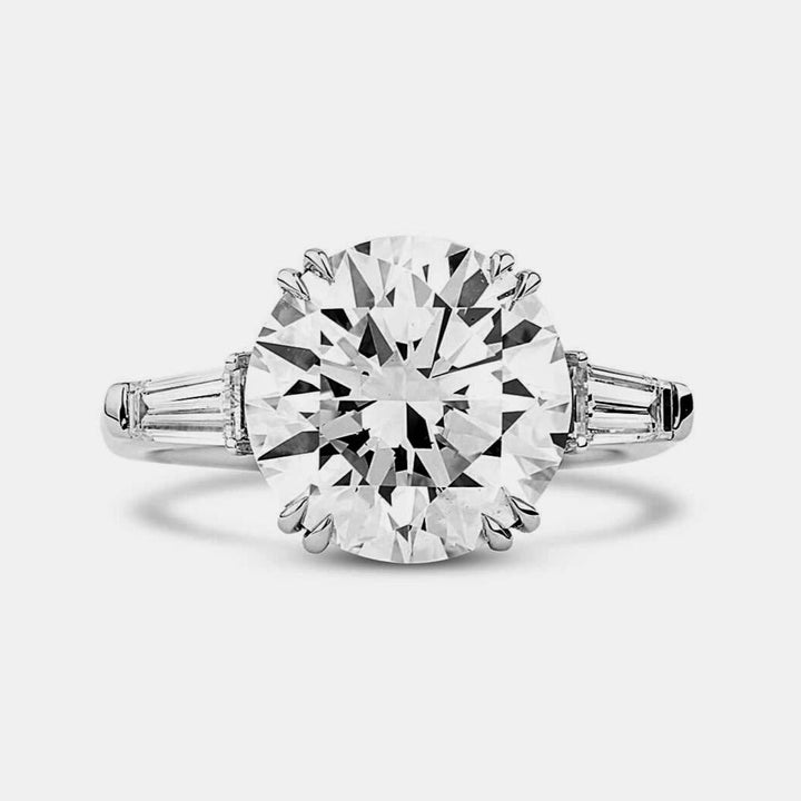 5 Carat Diamond Ring Platinum - Raphana Jewellery