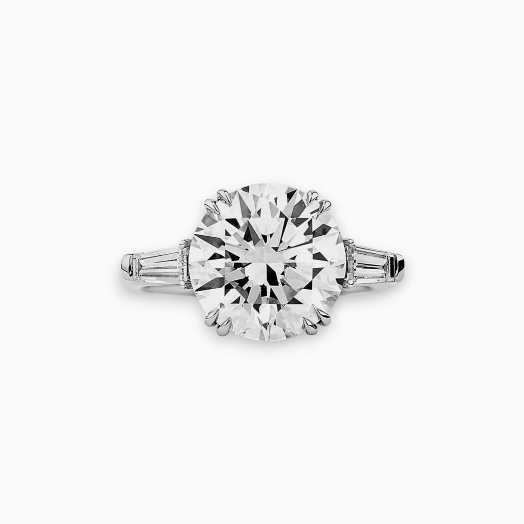 5 Carat Diamond Ring Platinum - Raphana Jewellery