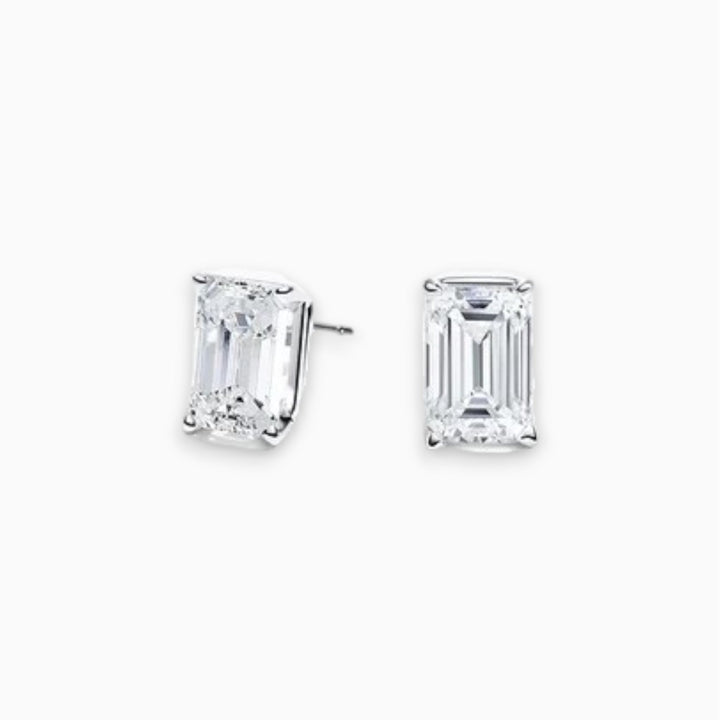 Abigail Emerald Stud Earrings - Raphana Jewellery