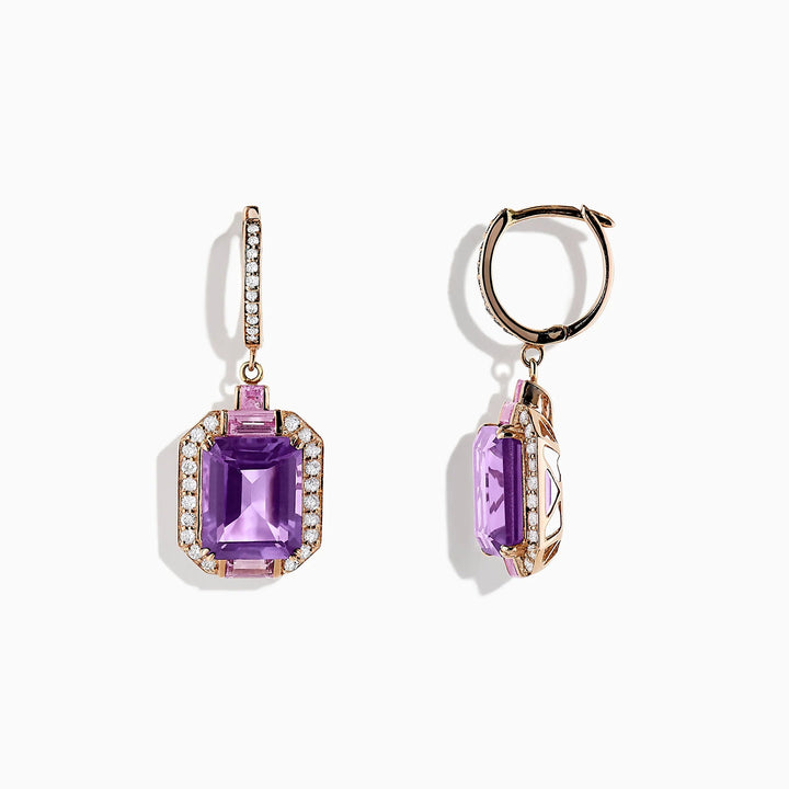 Alexa - Amethyst Earrings ( - Raphana Jewellery