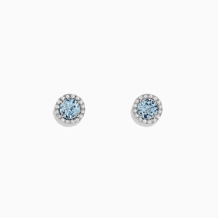 Alina - Aquamarine Earrings - Raphana Jewellery