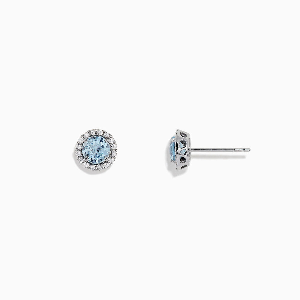 Alina - Aquamarine Earrings - Raphana Jewellery