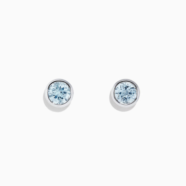 Ana - Aquamarine Earrings - Raphana Jewellery