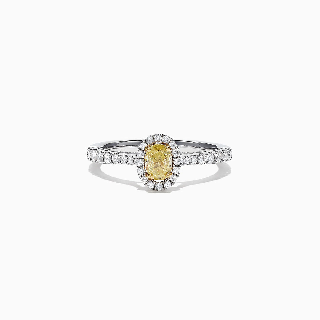 Athena - Yellow Diamond Ring - Raphana Jewellery