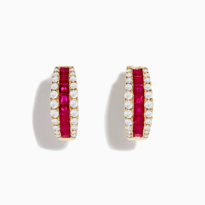 Billie - Ruby Earrings - Raphana Jewellery