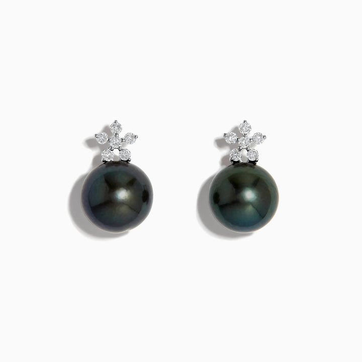 Bruna - Tahitian Pearl Earrings - Raphana Jewellery