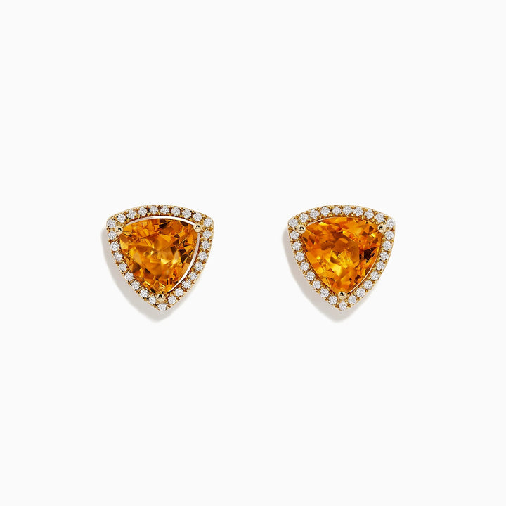 Cora - Citrine Earrings - Raphana Jewellery