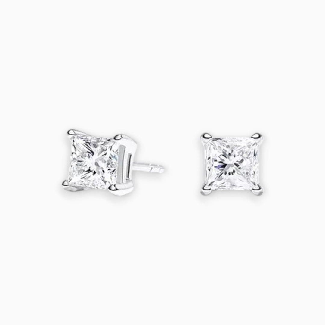 Diana Princess Stud Earrings - Raphana Jewellery