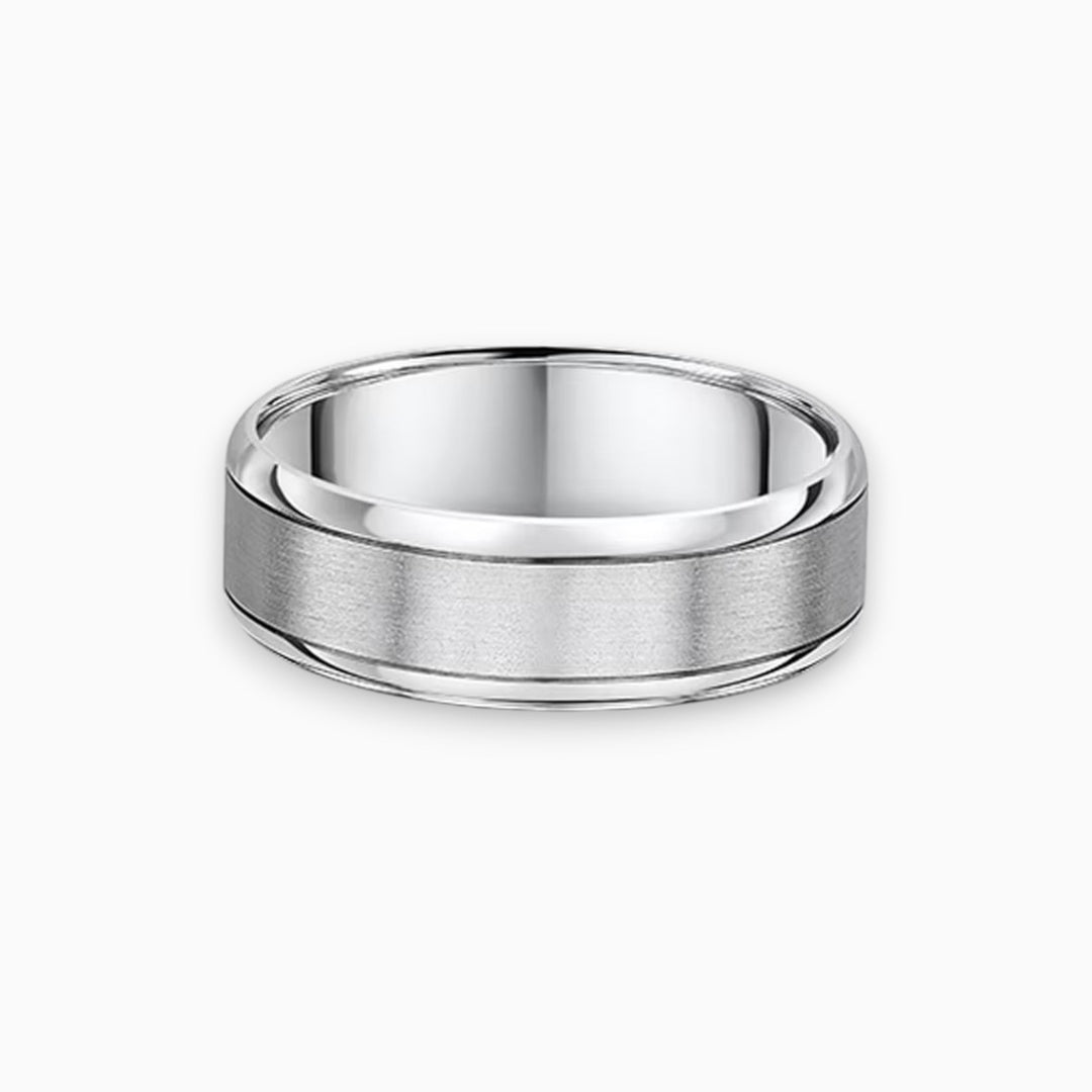 Felix - Men's Titanium Wedding Band 6mm - Raphana Jewellery