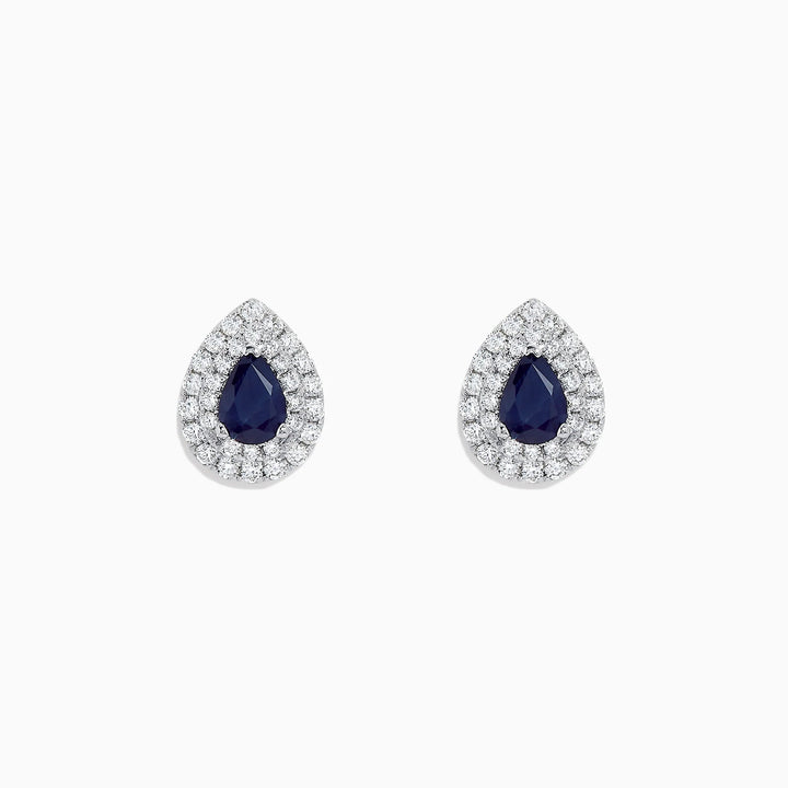 Georgia - Sapphire Earrings - Raphana Jewellery