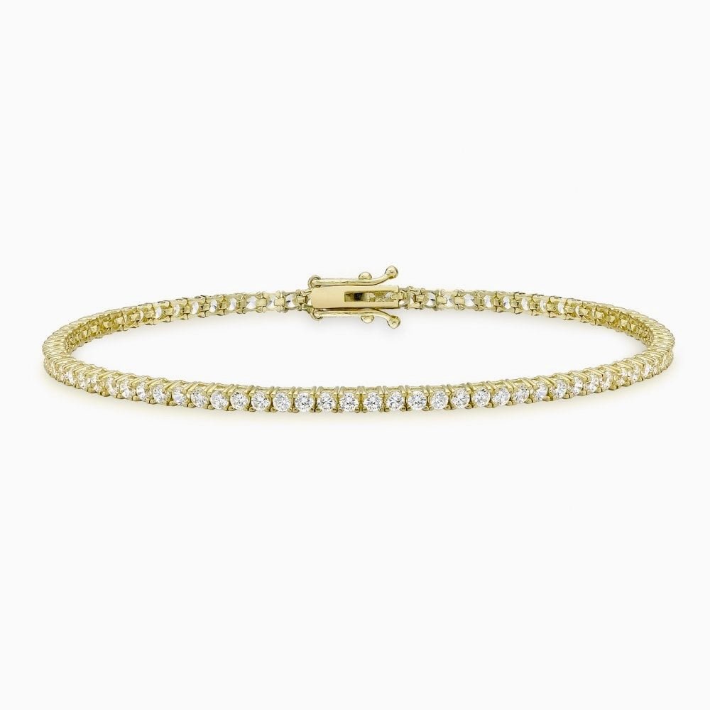 Gold Tennis Bracelet - Lab Grown - Raphana Jewellery