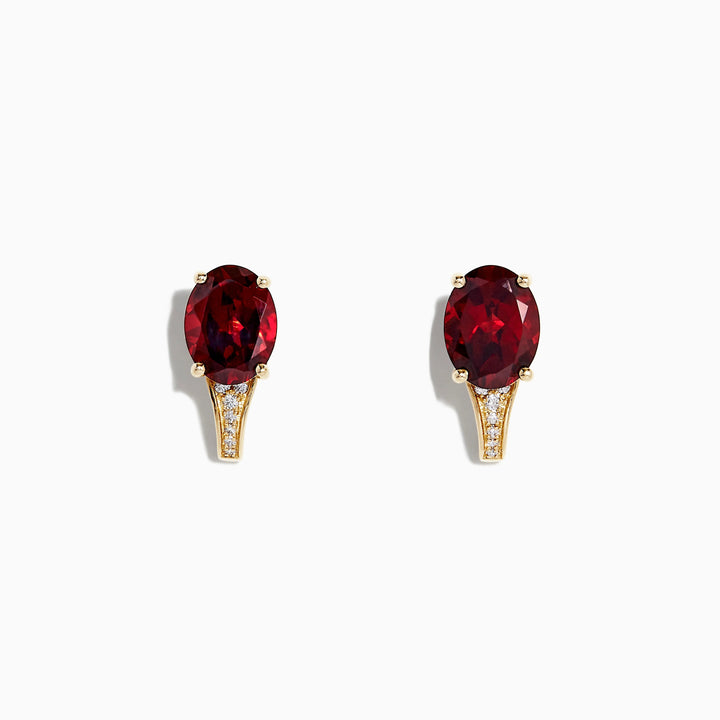 Isis - Garnet Earrings - Raphana Jewellery