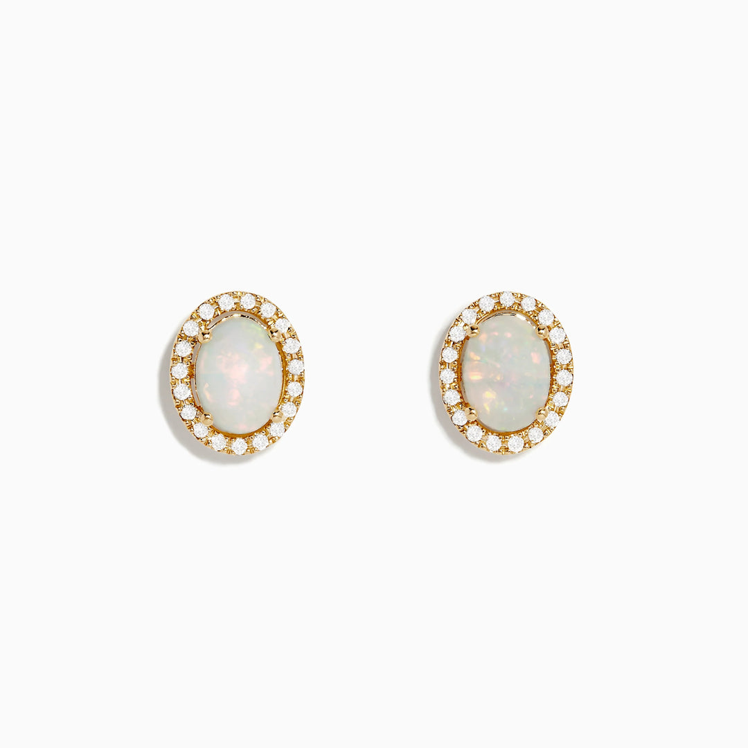 Kayla - Opal Earrings - Raphana Jewellery