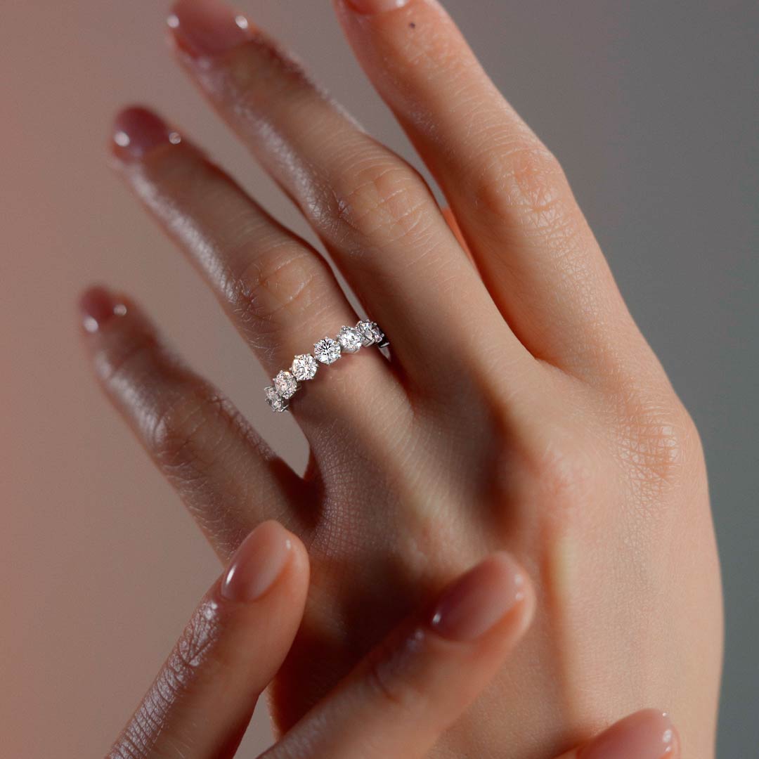 Leila - Moissanite - Raphana Jewellery