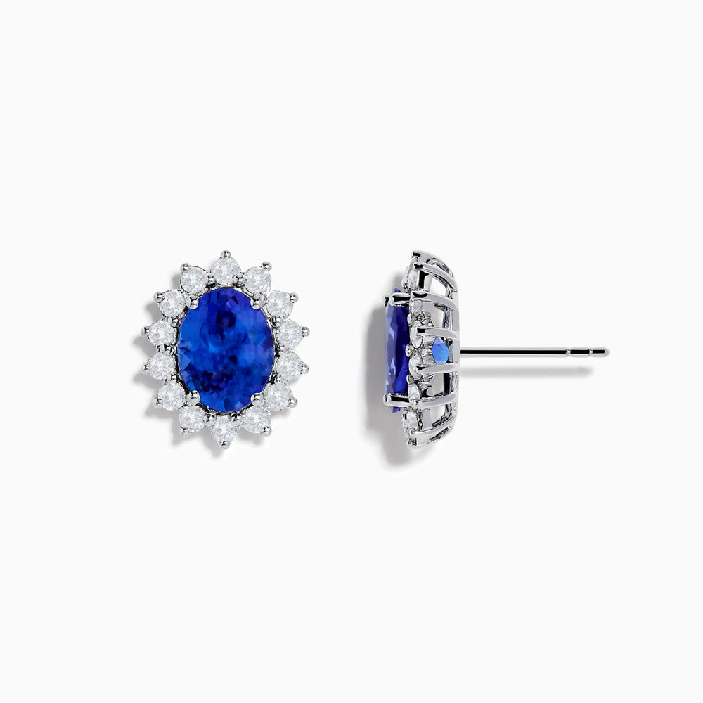 Lucy - Tanzanite Earrings - Raphana Jewellery