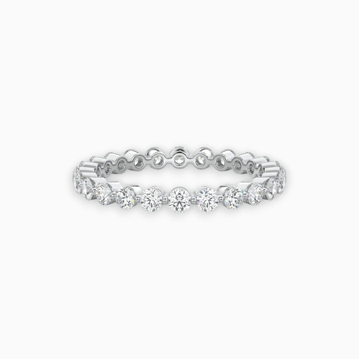 Mariah Wedding Band - Moissanite - Raphana Jewellery