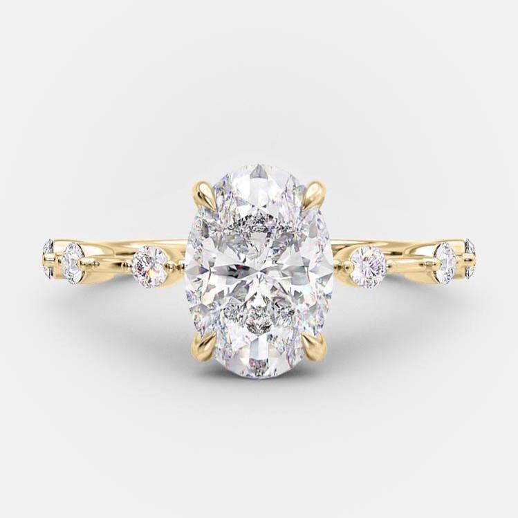 Nova Moissanite Ring - Raphana Jewellery