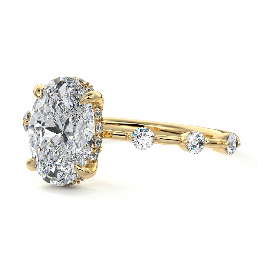 Nova Moissanite Ring - Raphana Jewellery