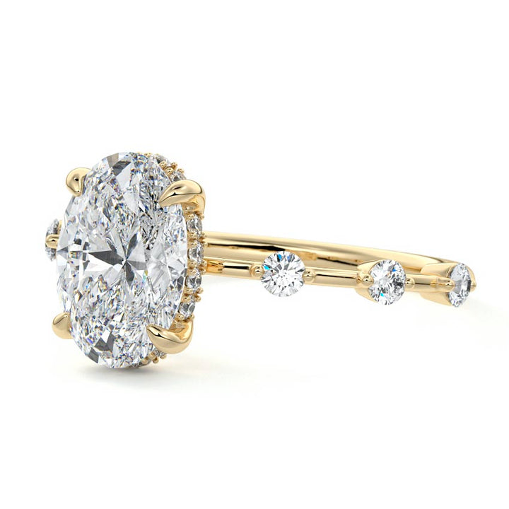 Nova Moissanite Ring - Raphana Jewellery