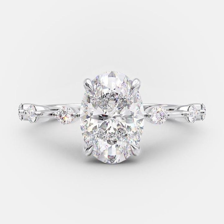 Nova Moissanite Ring - Raphana Jewellery