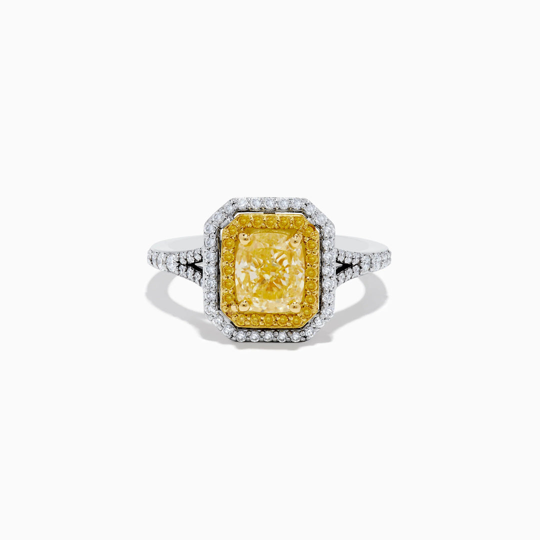 Paige - Yellow Diamond Ring - Raphana Jewellery