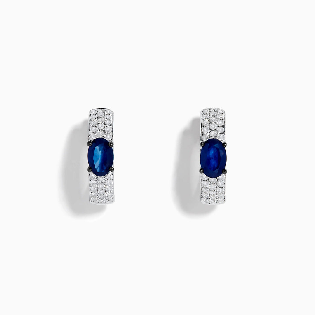 Riley - Sapphire Earrings - Raphana Jewellery