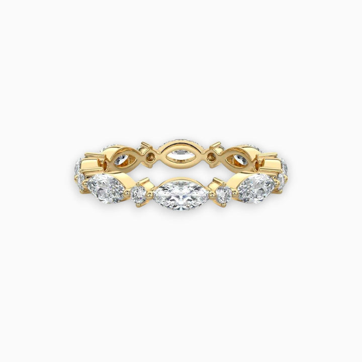 Summer Wedding Band - Lab Grown - Raphana Jewellery