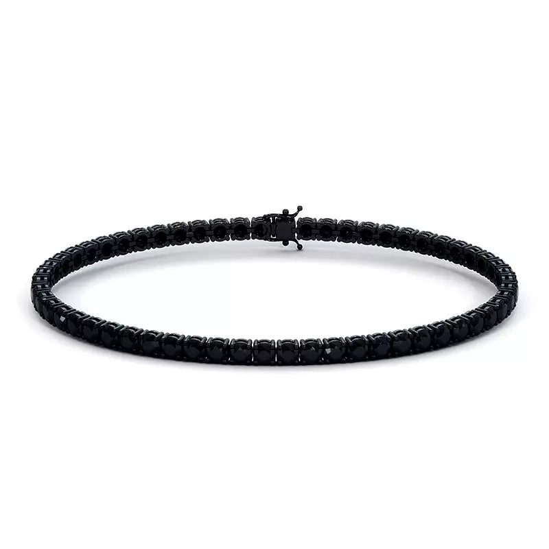 Tennis Bracelet - Black Diamond - Raphana Jewellery