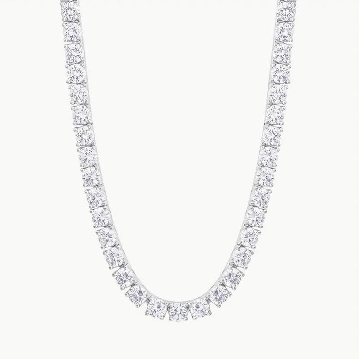 Tennis Necklace - Moissanite - Raphana Jewellery