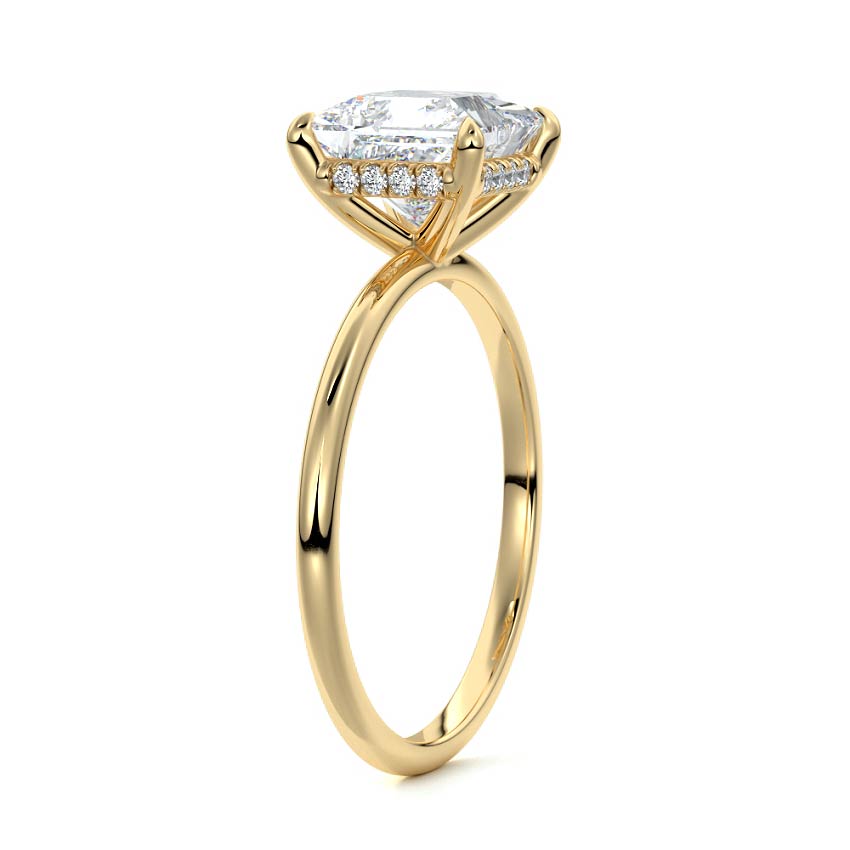 1.5 CT Mia Solitaire Lab-Grown Princess Cut Diamond Ring - Raphana Jewellery