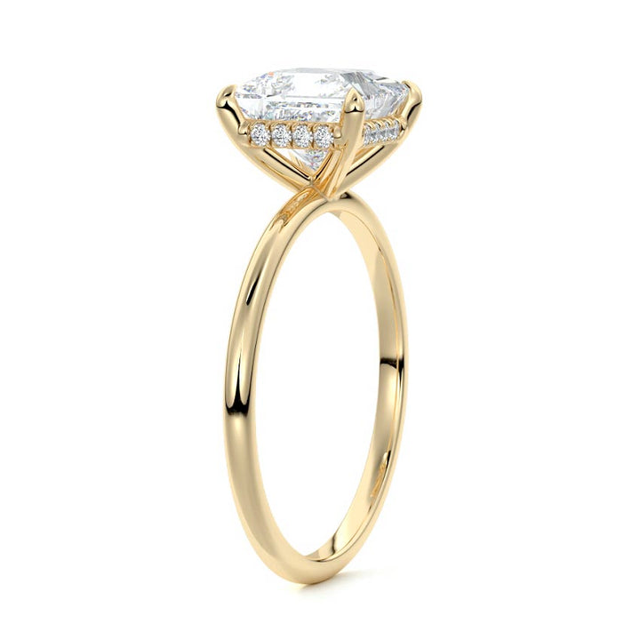 1.5 CT Mia Solitaire Lab-Grown Princess Cut Diamond Ring - Raphana Jewellery