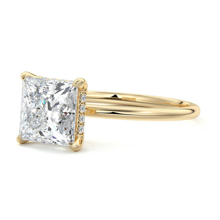 1.5 CT Mia Solitaire Lab-Grown Princess Cut Diamond Ring - Raphana Jewellery