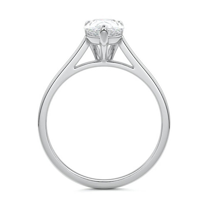 1.5CT Amanda Pear Solitaire Moissanite Ring - Raphana Jewellery