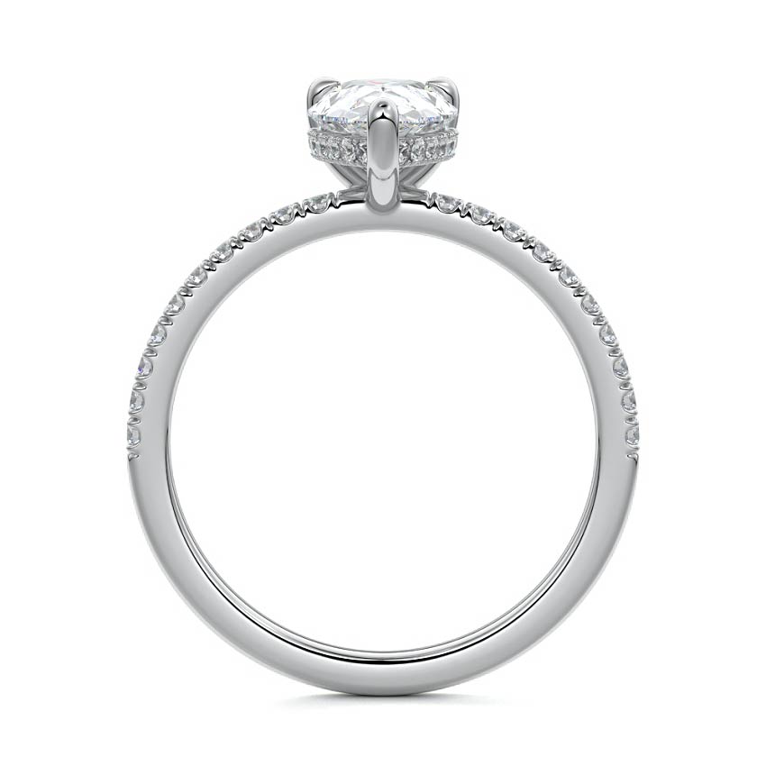 1.5CT Sienna Pear Moissanite Engagement Ring - Raphana Jewellery