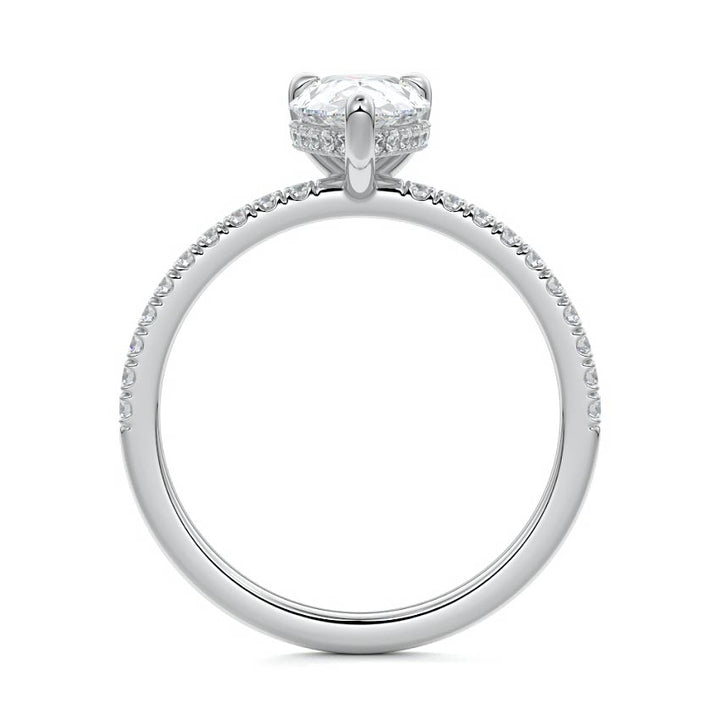 1.5CT Sienna Pear Moissanite Engagement Ring - Raphana Jewellery