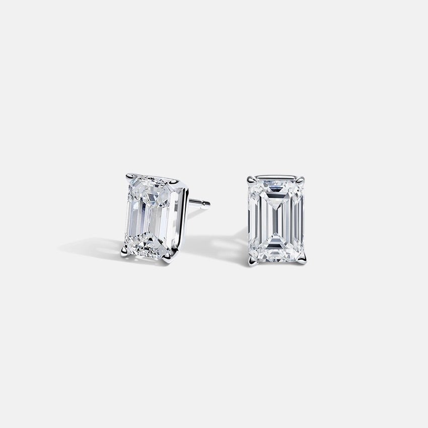 Abigail Emerald Stud Earrings - Raphana Jewellery