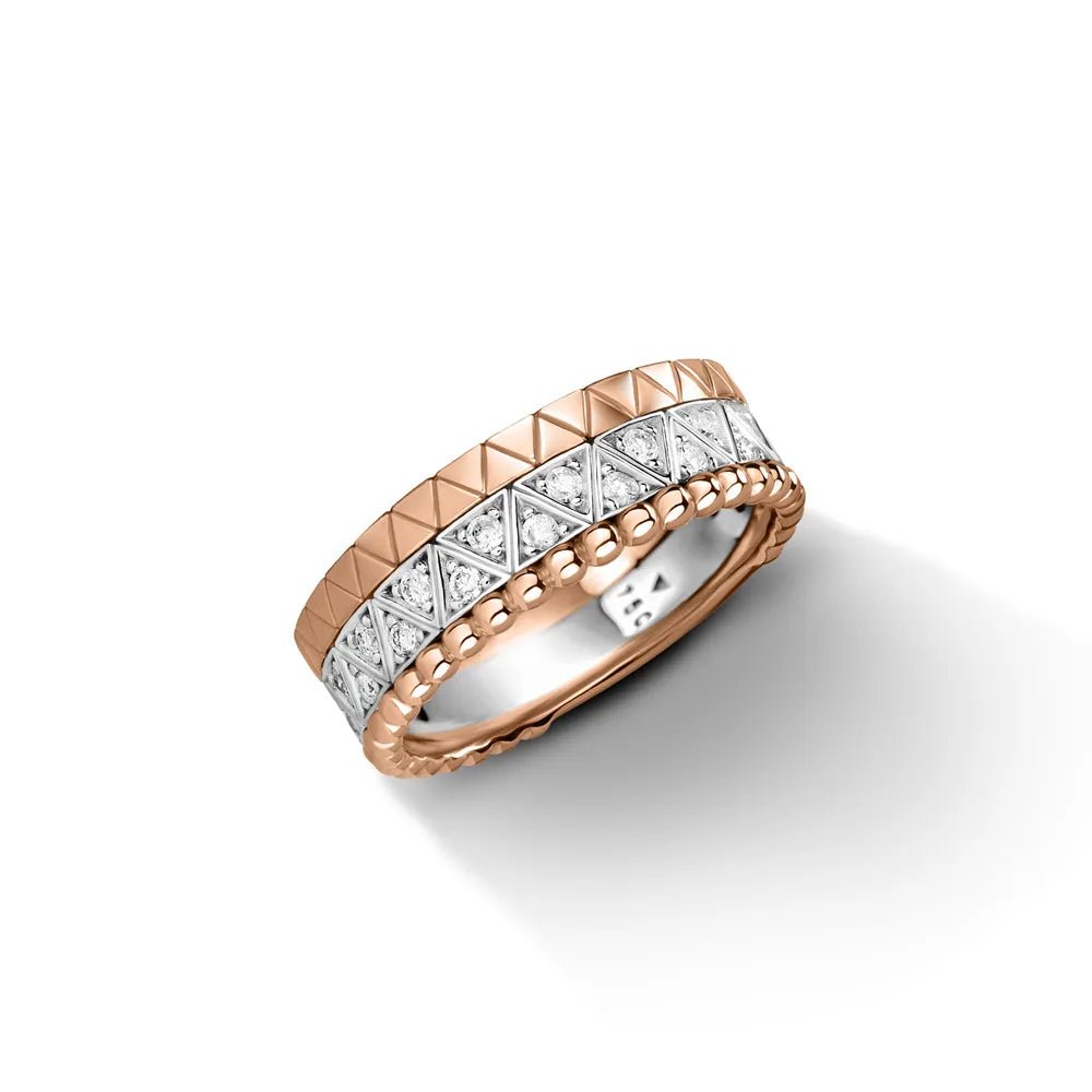 Lauren Wedding Band 18K Rose Gold - Raphana Jewellery