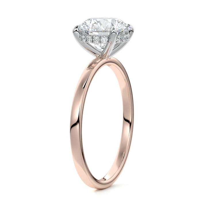 Magnolia Solitaire Engagement Ring - Raphana Jewellery