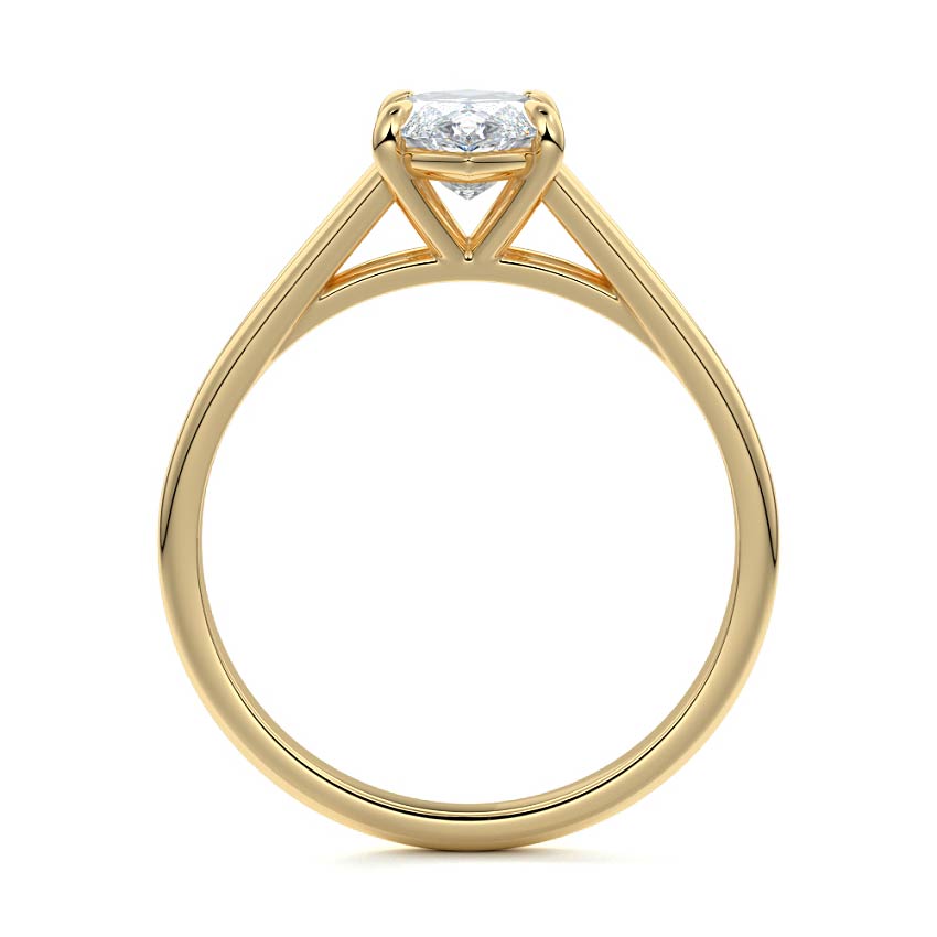 Sia Solitaire Split Band Marquise Engagement Ring - Raphana Jewellery